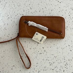 NWT Brown leather Free People wallet